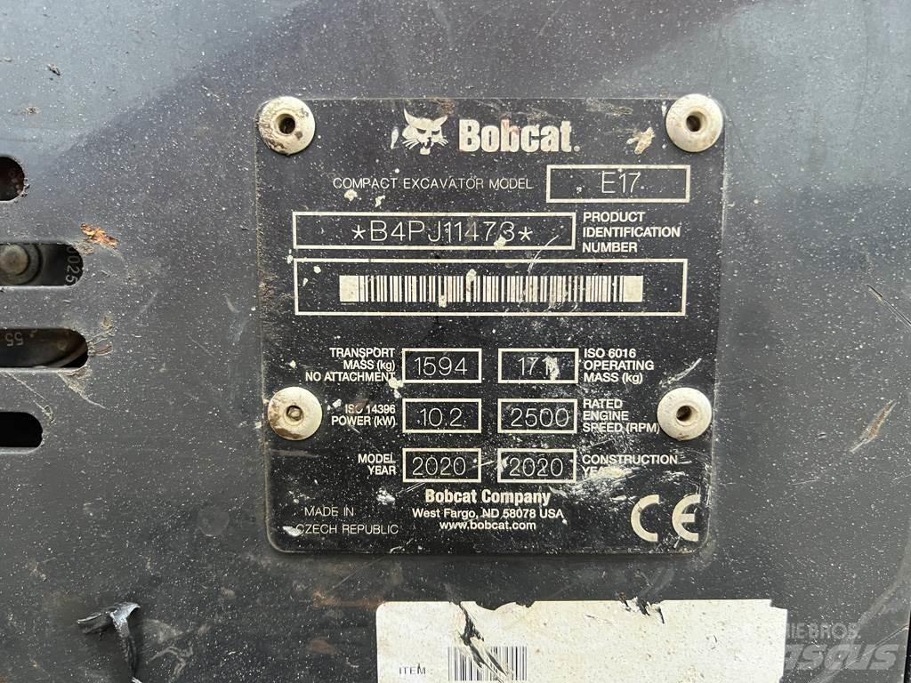 Bobcat E17 Mini bagri <7t
