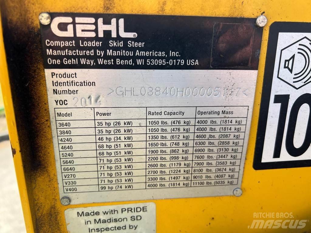 Gehl 3840 Skid steer mini nakladalci