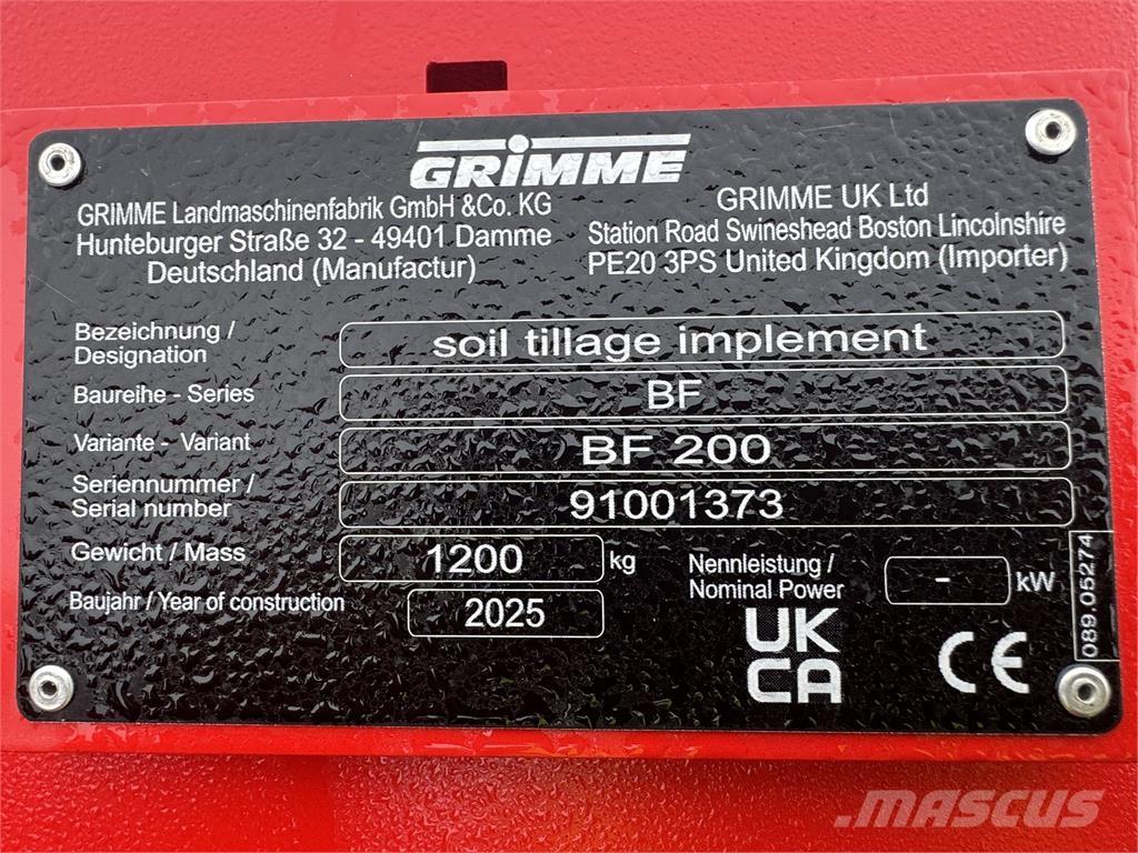 Grimme BFL200 Kmetijstvo - drugo