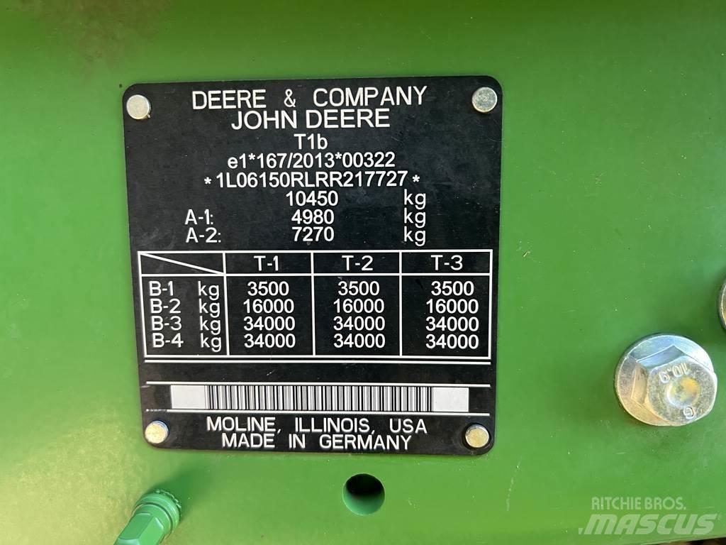 John Deere 6R150 Traktorji