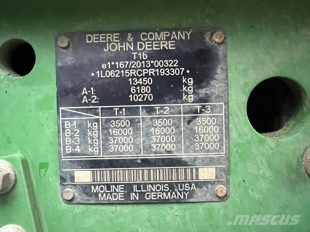 John Deere 6R215 Traktorji