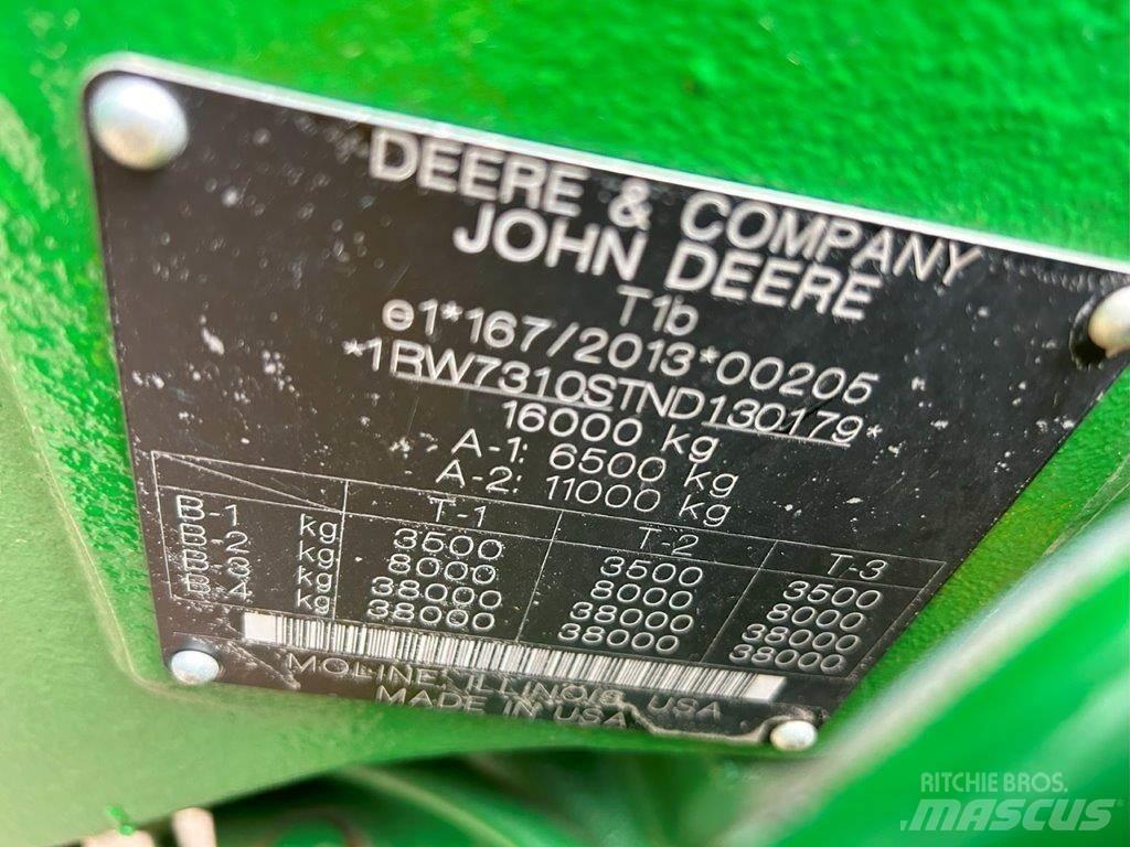 John Deere 7R310 Traktorji