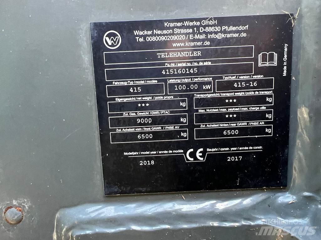 Kramer KT357 Kmetijski teleskopski nakladalci