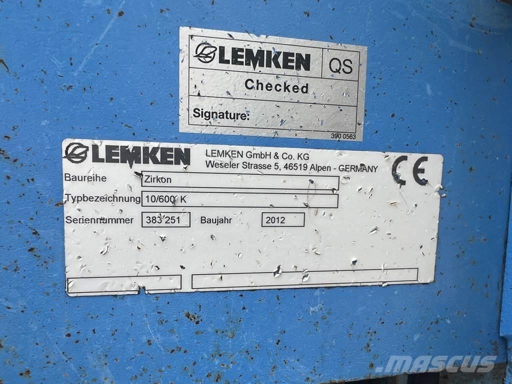 Lemken ZIRKON 10 Rotacijske brane in multikultivatorji