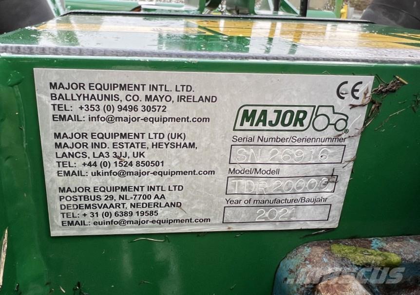 Major TDR20000 Kosilnice za pašnike