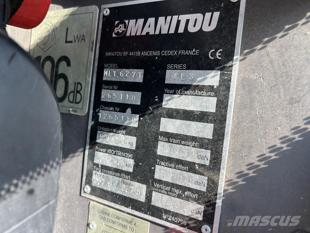 Manitou MLT627 Kmetijski teleskopski nakladalci