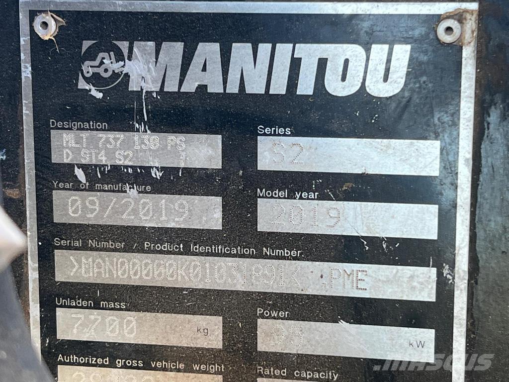 Manitou MLT737PS Kmetijski teleskopski nakladalci