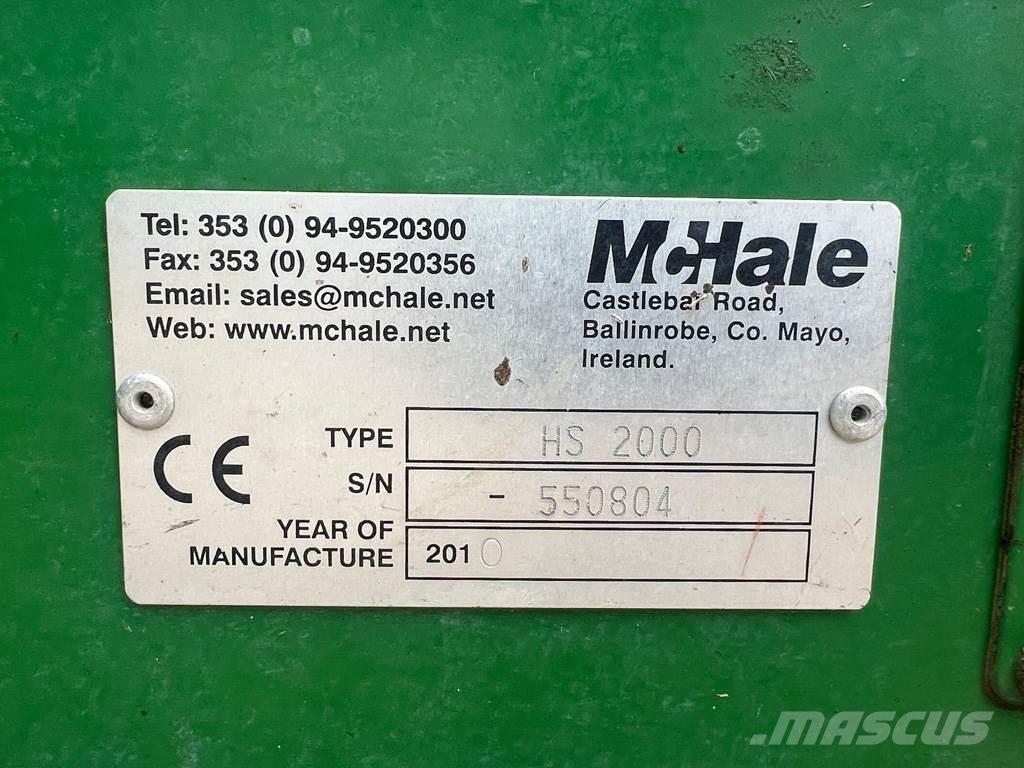 McHale HS2000 Kosilnice za pašnike