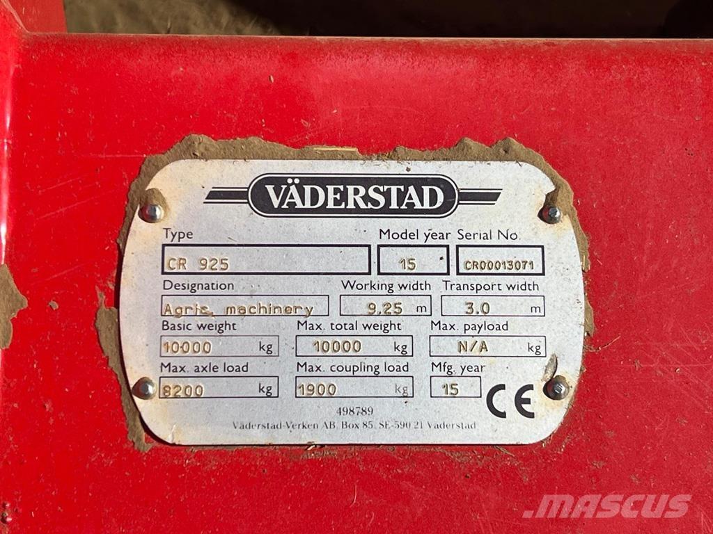 Väderstad CR925 Navadni plugi