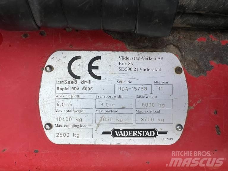 Väderstad RDA600S Sejalnice
