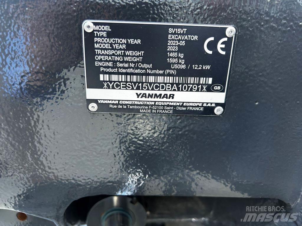 Yanmar SV15VT Midi bagri 7t – 12t