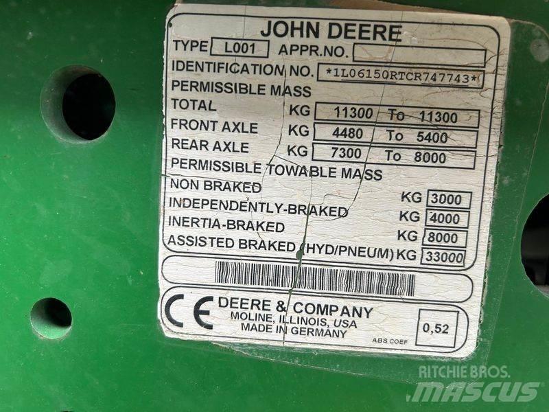 John Deere 6150R Traktorji