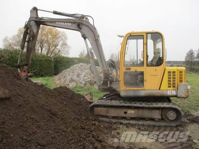 Volvo EC 70  ECR 88 Midi bagri 7t – 12t