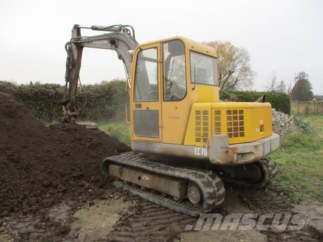 Volvo EC 70  ECR 88 Midi bagri 7t – 12t