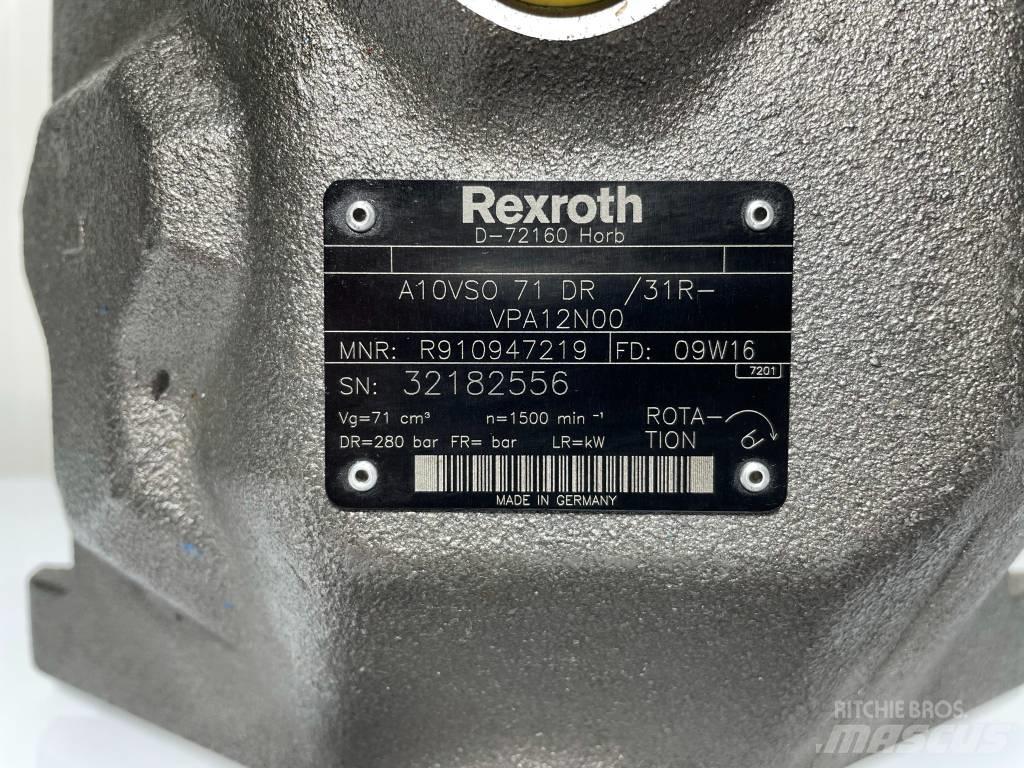 Rexroth A10VSO71DR Hidravlika