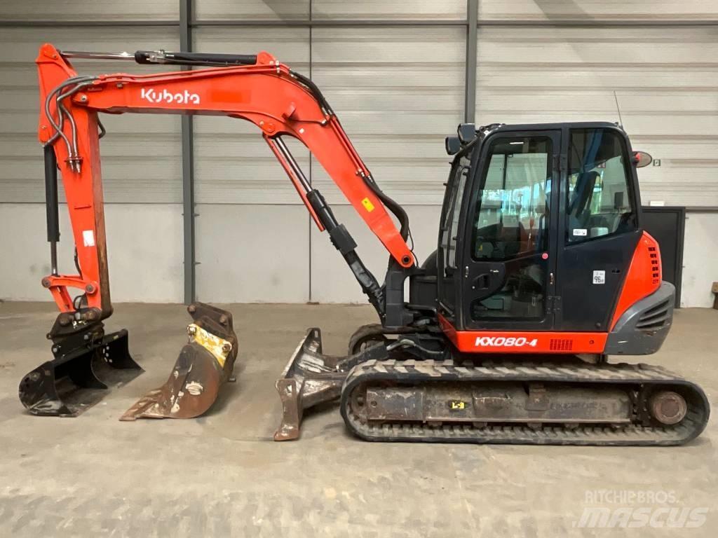 Kubota KX 080-4 Midi bagri 7t – 12t