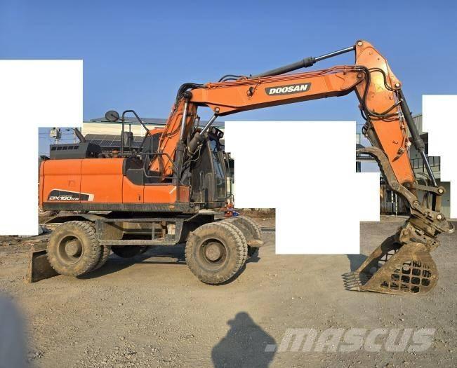Doosan DX 140 W-5 Bagri na kolesih