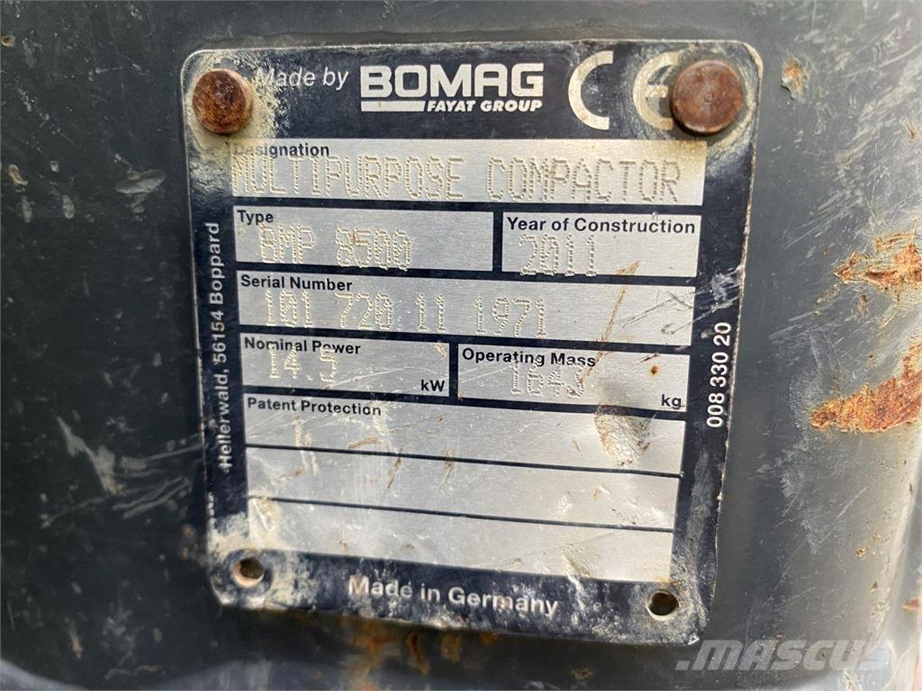 Bomag BMP 8500 Valjarji