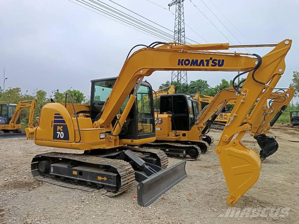 Komatsu PC 70 Midi bagri 7t – 12t