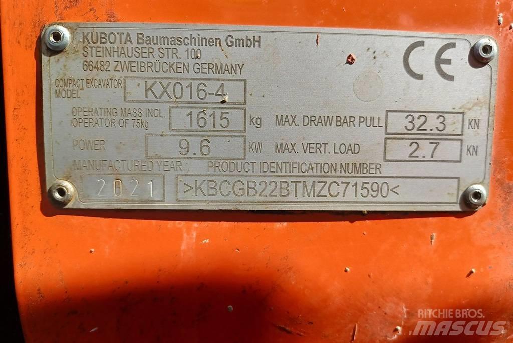Kubota KX016-4G Mini bagri <7t