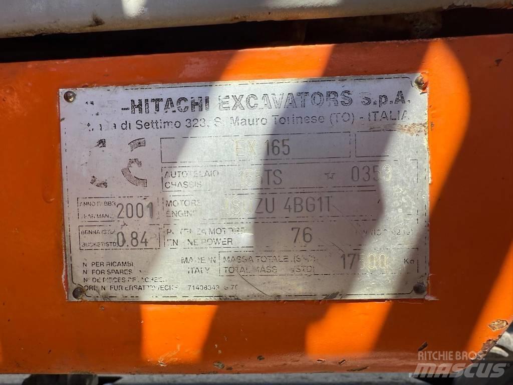 Fiat Hitachi EX 165 Bagri goseničarji