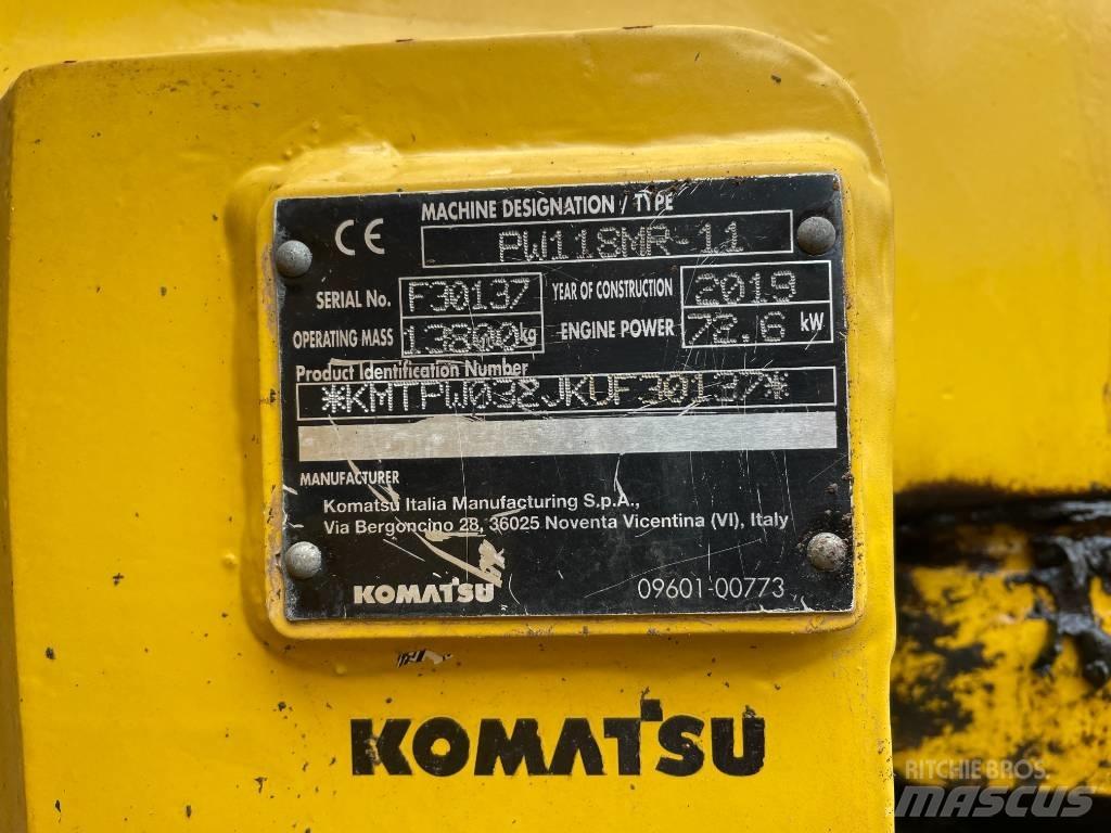 Komatsu PW 118 Bagri na kolesih