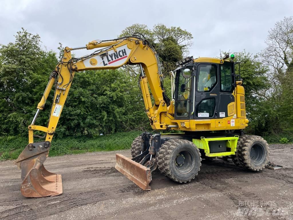 Komatsu PW 118 Bagri na kolesih
