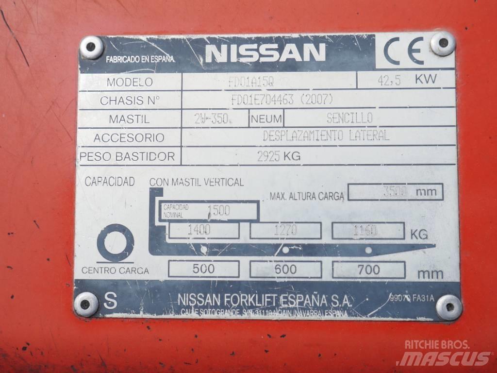 Nissan FD01 A 15 Q Dizelski viličarji