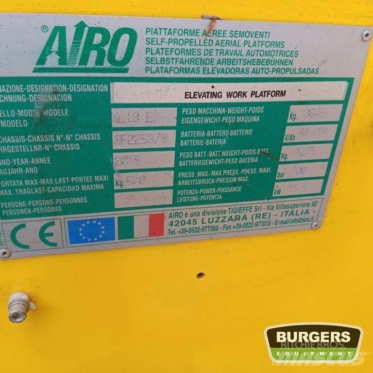 Airo XL 19E Škarjaste dvižne ploščadi