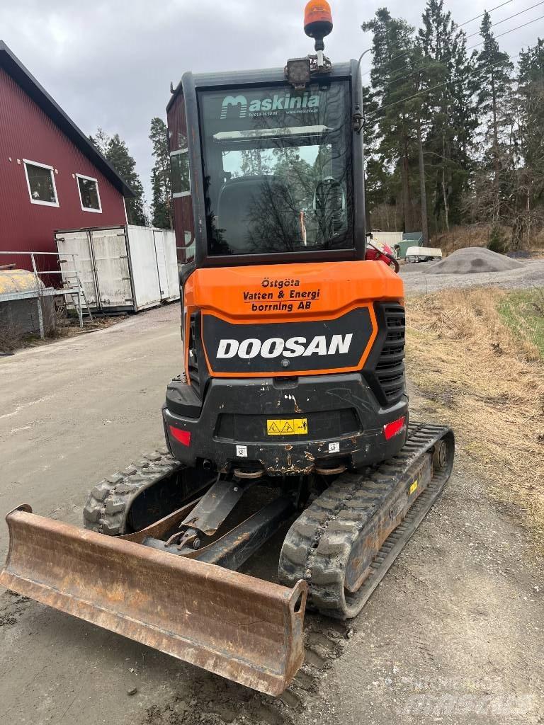 Doosan DX27 Mini bagri <7t