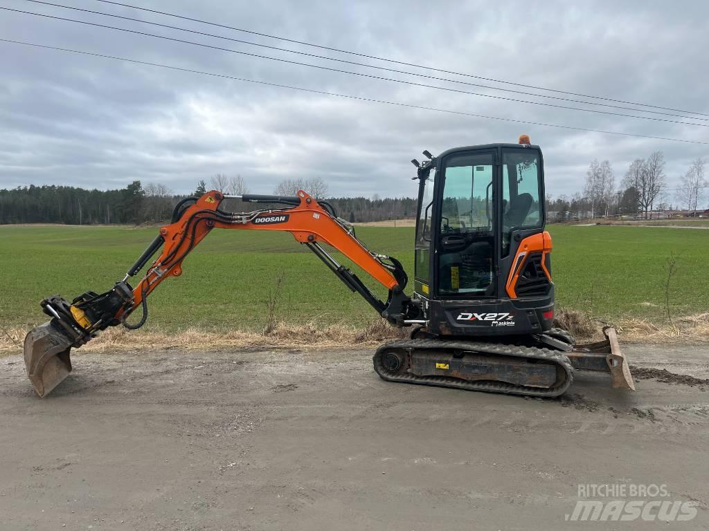 Doosan DX27 Mini bagri <7t