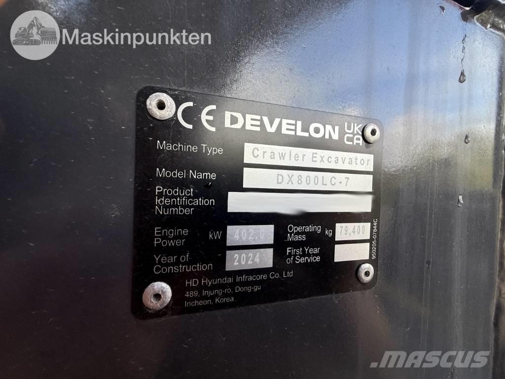 Develon 800 LC Bagri goseničarji