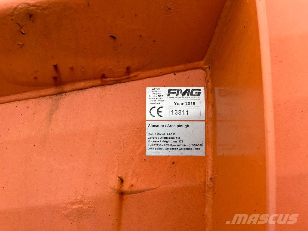 FMG 390 Snežne deske in plugi