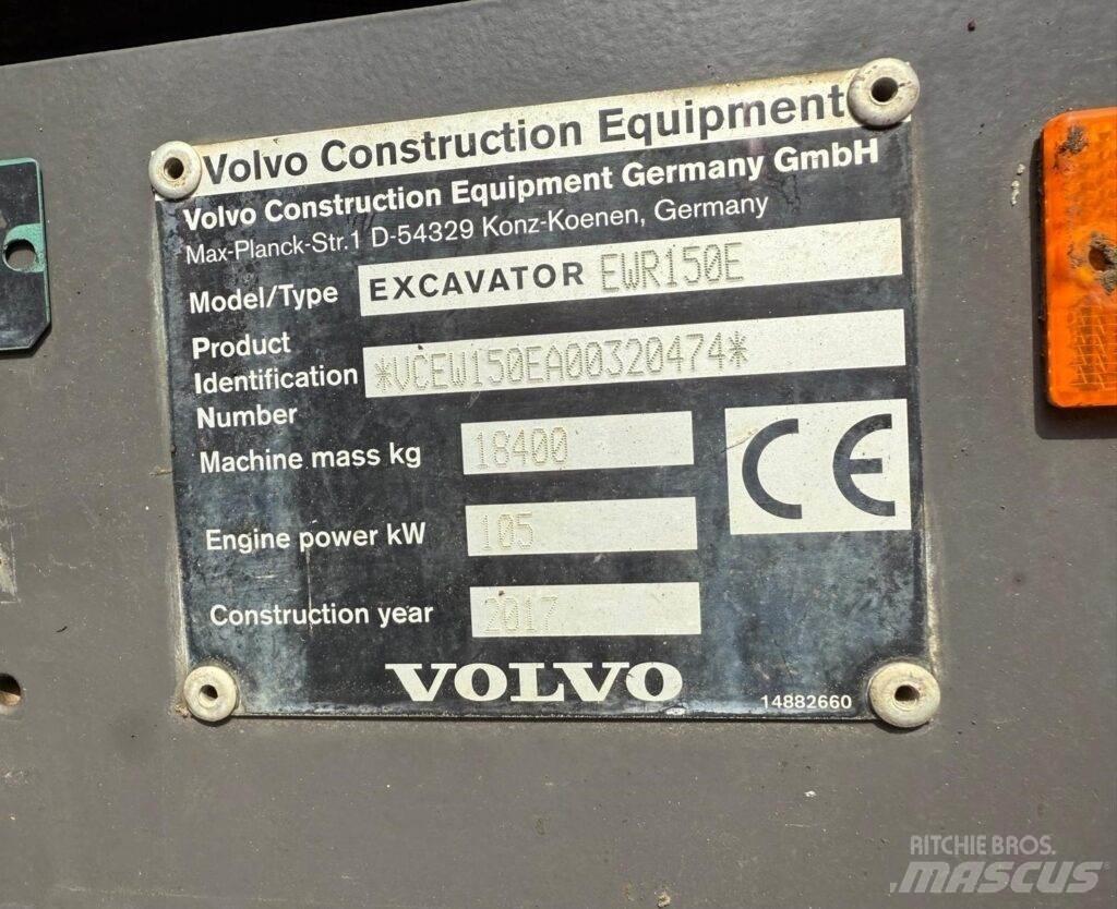 Volvo EWR150E Bagri na kolesih