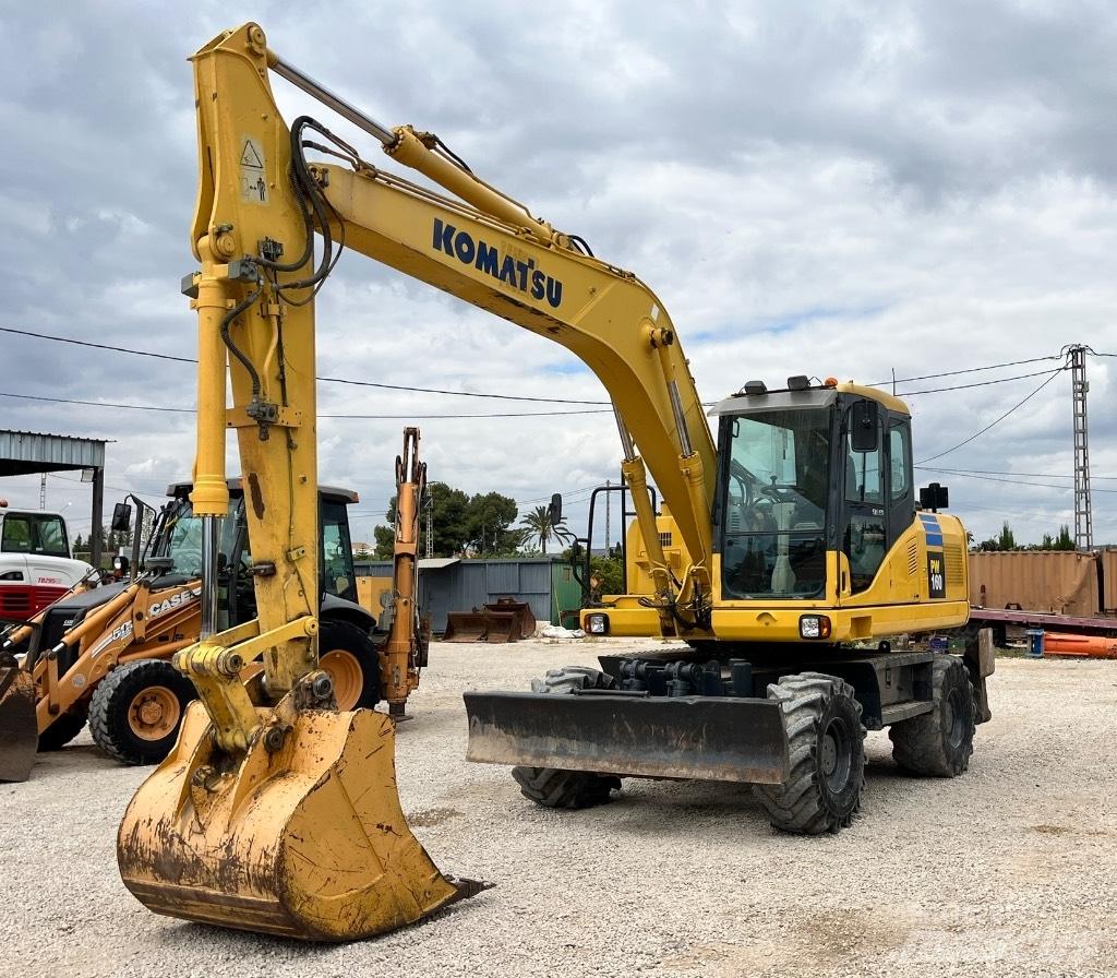 Komatsu PW 160 Bagri na kolesih