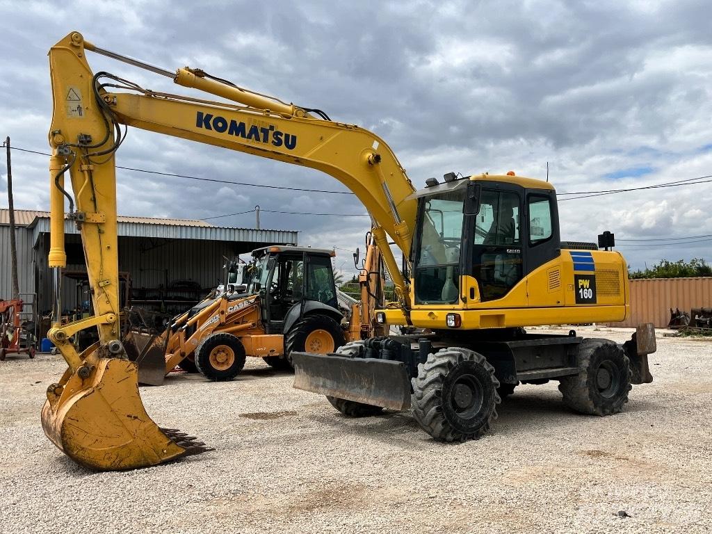 Komatsu PW 160 Bagri na kolesih
