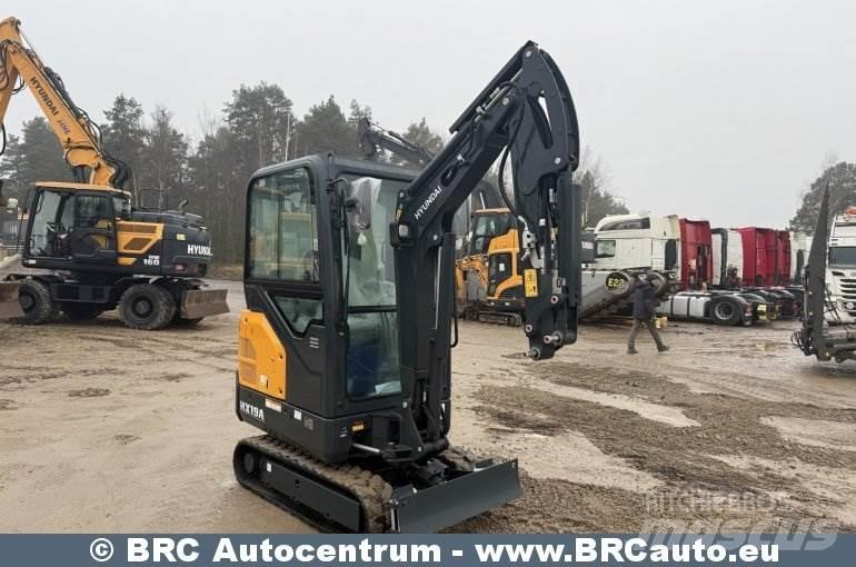 Hyundai HX19A Mini bagri <7t