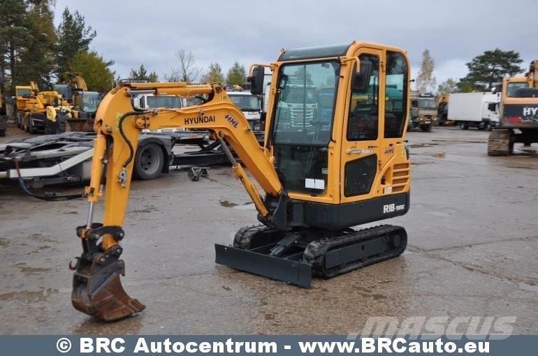 Hyundai R18-9AK Mini bagri <7t