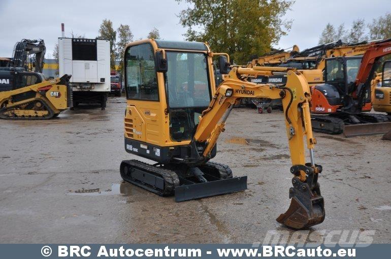 Hyundai R18-9AK Mini bagri <7t