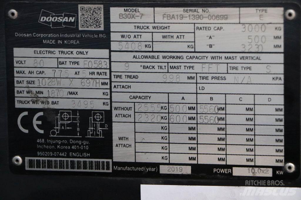 Doosan B30X-7 Električni viličarji