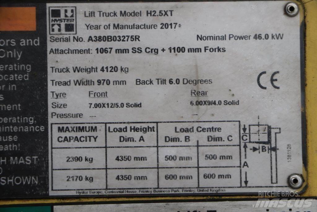 Hyster H2.5XT Plinski viličarji