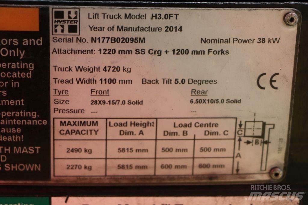 Hyster H3.0FT Plinski viličarji