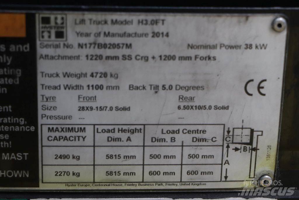 Hyster H3.0FT Plinski viličarji