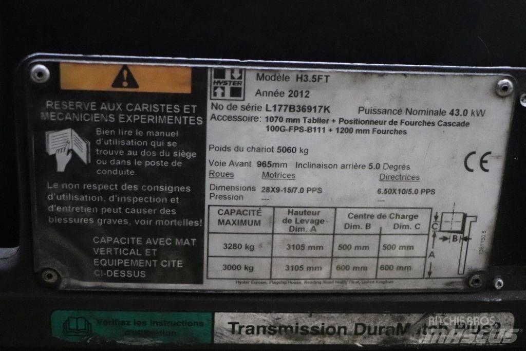 Hyster H3.5FT Dizelski viličarji