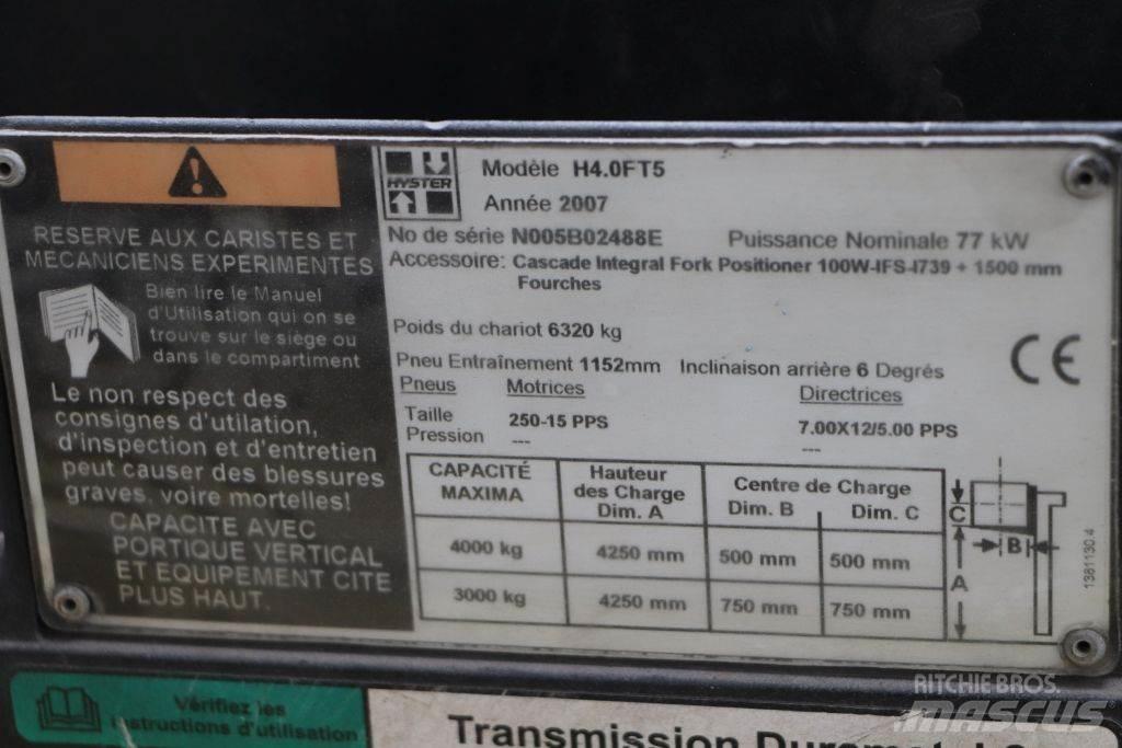 Hyster H4.0FT5 Plinski viličarji