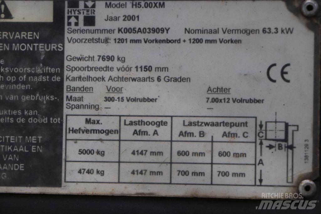 Hyster H5.00XM Plinski viličarji