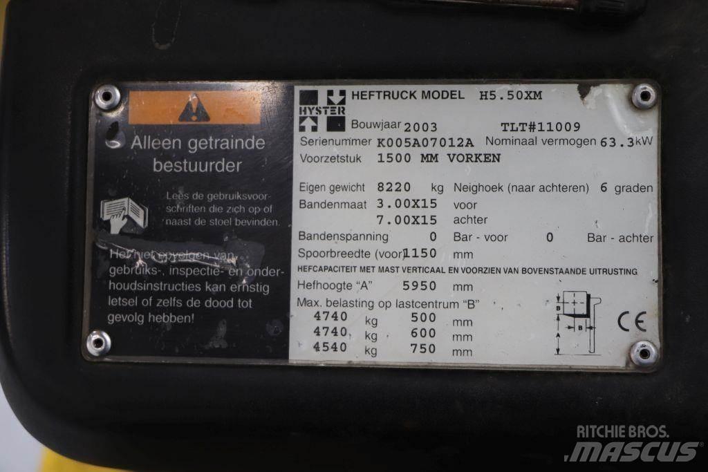 Hyster H5.50XM Plinski viličarji