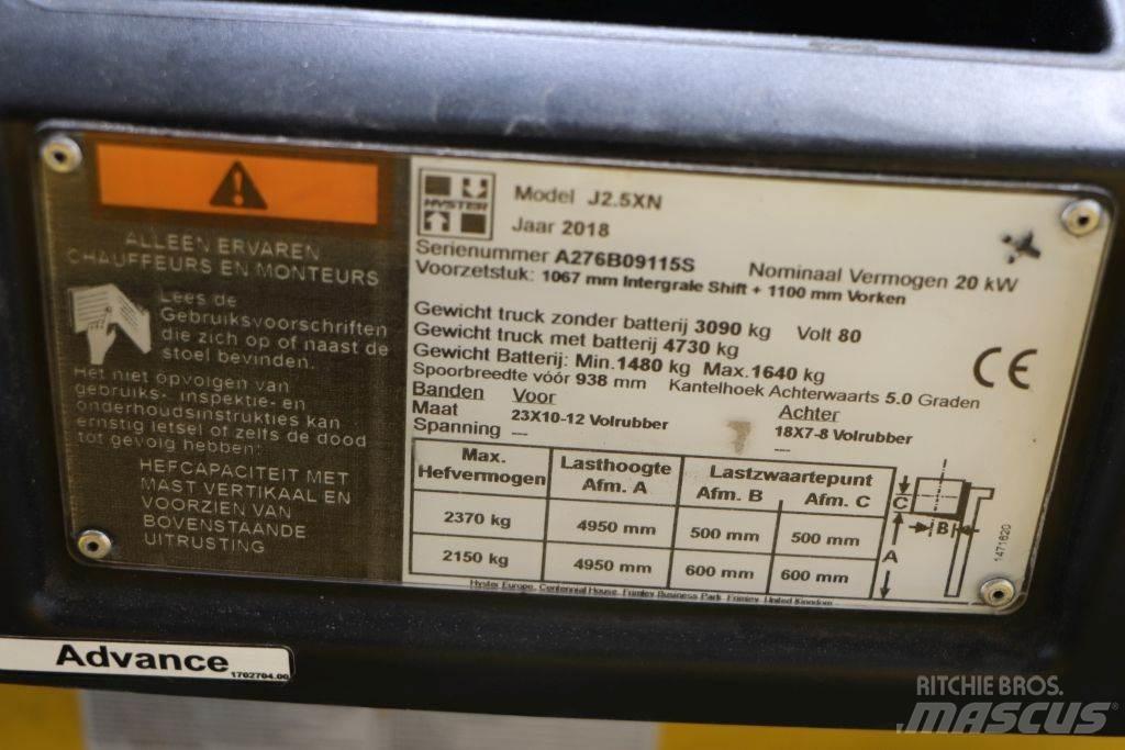 Hyster J2.5XN Električni viličarji