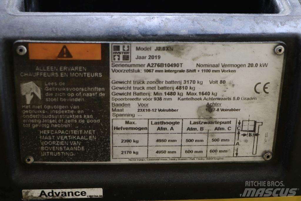 Hyster J2.5XN Električni viličarji