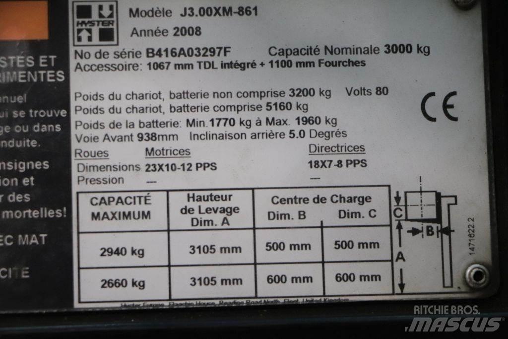 Hyster J3.00XM Električni viličarji
